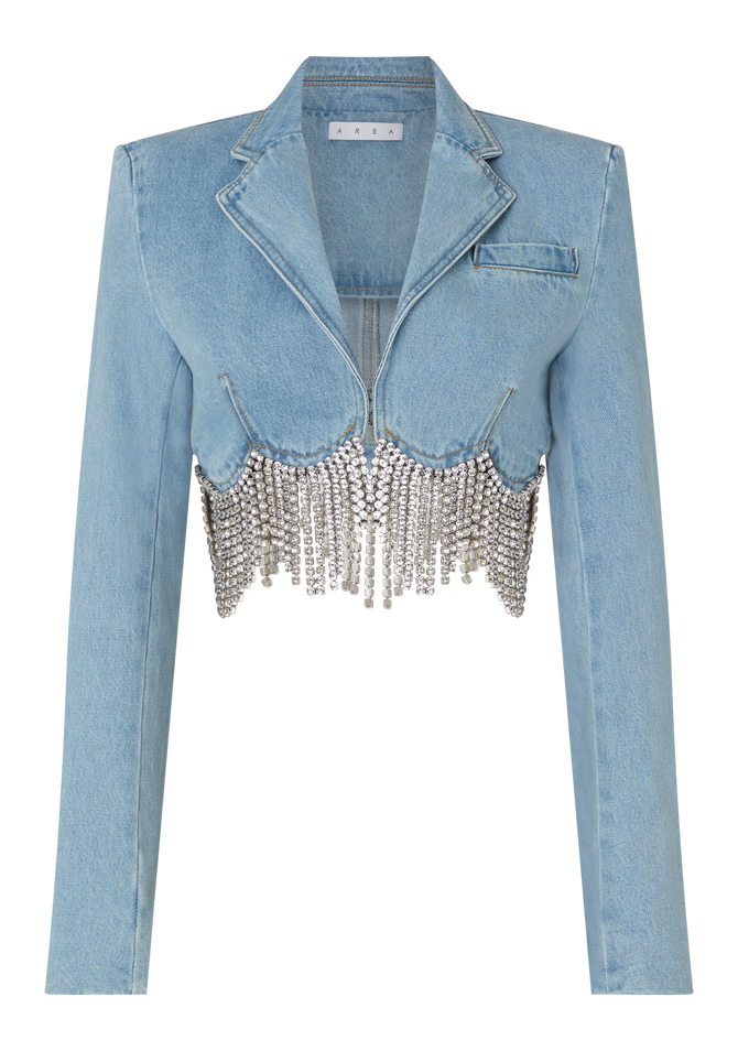 Bedazzled 2025 denim vest