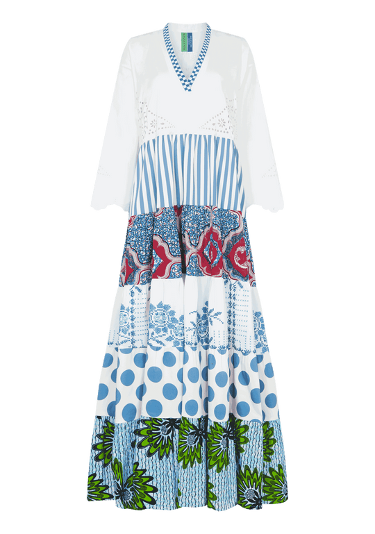 One Of A Kind Kendima Volant Maxi Dress
